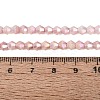 Anti-Tarnish Electroplate Bicone Glass Beads Strands EGLA-T021-4mm-16-03-4