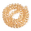 Electroplate Glass Beads Strands EGLA-A034-T1mm-A30-3