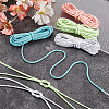 20M 4 Colors Luminous Glow in the Dark Polyester Cord AJEW-SP0004-85-4