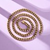 8MM 304 Stainless Steel Cuban Link Chain Necklaces for Unisex NJEW-K295-02A-G-2