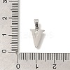 304 Stainless Steel Micro Pave Cubic Zirconia Pendants STAS-H228-02P-05-3