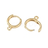 Brass Hoop Earring Findings X-KK-P310-26B-G-2