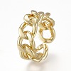 Brass Cuff Rings LS-RJEW-K232-19G-1