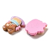 Bear Theme Opaque Resin Decoden Cabochons CRES-P034-06-2