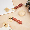 Wax Seal Brass Stamp Head AJEW-WH0215-038-6