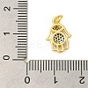 Real 18K Gold Plated Rack Plating Brass Micro Pave Cubic Zirconia Pendants Charms KK-S396-01J-3