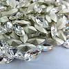 Glass Pointed Back Rhinestone Cabochons RGLA-A011-13x27mm-M-2