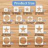 14Pcs Square PET Hollow Out Drawing Painting Stencils DIY-WH0308-410C-2