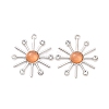 Glass Imitation Cat Eye Pendants PALLOY-F292-01P-02-2