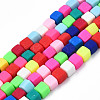 Handmade Polymer Clay Beads Strands CLAY-N008-061-10-1