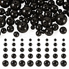 100Pcs 5 Styles Opaque Acrylic Beads MACR-TADJ0001-12B-2