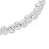 Alloy Pumpkin Beads Stretch Bracelets for Women Men BJEW-JB11267-4