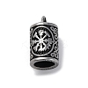304 Stainless Steel Pendants STAS-D301-08AS-01-1