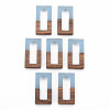 Resin & Walnut Wood Pendants RESI-S358-10E-1