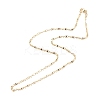 Brass Oval Link Chains Necklace for Women NJEW-P265-09G-2