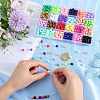 600Pcs 24 Color Opaque Acrylic Beads Sets MACR-SP0001-50B-3