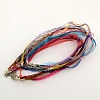 Multi-strand Necklace Cord for Jewelry Making NJEW-R218-M-1