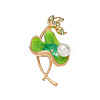 Lotus Alloy Enamel Brooches PW-WG3C447-01-5