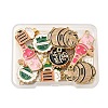16Pcs 8 Styles Oktoberfest Alloy Enamel Pendants ENAM-FP0001-83-1