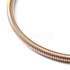 Steel Wire Round Snake Chain Stretch Bracelet BJEW-WH0018-10B-01-2