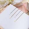 304 Stainless Steel Letter A Charms Pendant Decoration HJEW-GL00002-4