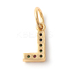 Brass Micro Pave Colorful Cubic Zirconia Charms LS-ZIRC-F092-01-L-2