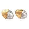 304 Stainless Steel Stud Earrings for Women EJEW-Z063-08G-2