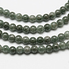 Natural Yellow Jade Beads Strands G-G598-8mm-YXS-25-3