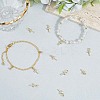 10Pcs Brass Micro Pave Clear Cubic Zirconia Charms KK-BBC0020-72-3