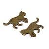 Alloy Kitten Cabochons LS-PALLOY-WH0072-73D-AB-2