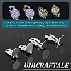 60Pcs 2 Size 304 Stainless Steel Clip-on Earring Findings STAS-UN0051-68-5