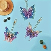 6 Style Butterfly Pendant Decoration DIY Diamond Painting Kit PW-WG10707-01-3
