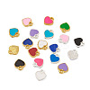 170Pcs 17 Colors Zinc Alloy Enamel Charms ENAM-CW0001-08-3