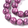 Dyed Synthetic Turquoise Gemstone Bead Strands TURQ-R032-8mm-XSS15-3