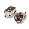 Spray Painted Alloy Beads FIND-Z109-01B-2