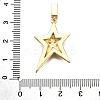Brass Micro Pave Cubic Zirconia Pendants KK-K401-04A-G-3