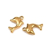 304 Stainless Steel Pendants STAS-G357-06G-03-2