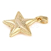 Rack Plating Brass Pendants KK-R165-06G-2