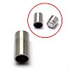 Matte 304 Stainless Steel Magnetic Clasps X-STAS-A019-4-1