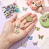 40Pcs Alloy Enamel Pendants ENAM-YW0005-25A-4