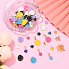 DIY Smiling Face Pendant Decorations Making Kit DIY-YW0017-56-4