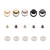 10 Sets 5 Colors Zinc Alloy Bag Lifting Ring FIND-GN0001-08-1