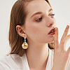 16Pcs Brass Stud Earring Findings KK-BC0008-50-7