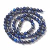 Natural Lapis Lazuli Round Beads Strands G-I181-09-4mm-3