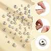 400Pcs 4 Styles CCB Plastic Spacer Beads CCB-YW0001-43G-4