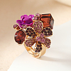 Personality Alloy Rhinestones Ring VB4094-5-1