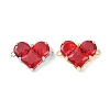 Brass Pave Cubic Zirconia Connector Charms KK-L208-04P-04-3