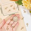 Beebeecraft 12Pcs Rack Plating Brass Charms ZIRC-BBC0002-51-3