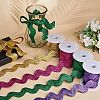 5 Yards Polyester Wavy Fringe Trim Ribbon OCOR-GF0003-45A-4