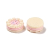 Opaque Resin Imitation Food Decoden Cabochons CRES-L037-15D-2